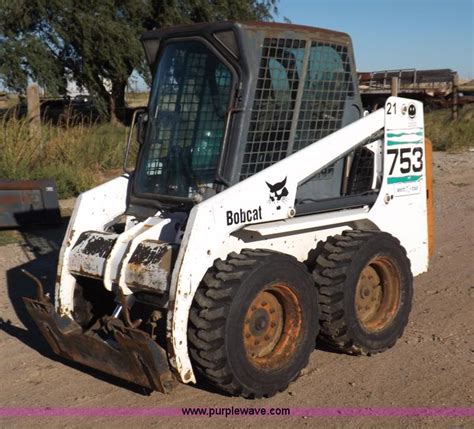 2002 bobcat 753 skid steer|used 753 bobcat for sale.